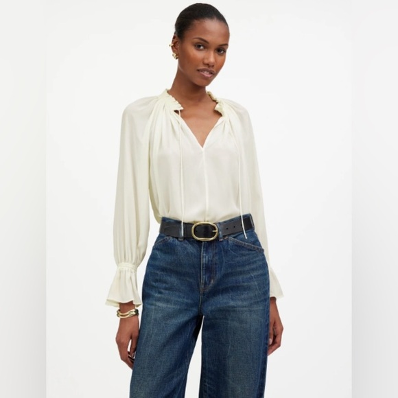 Madewell Tops - Madewell Ruffle Blouse